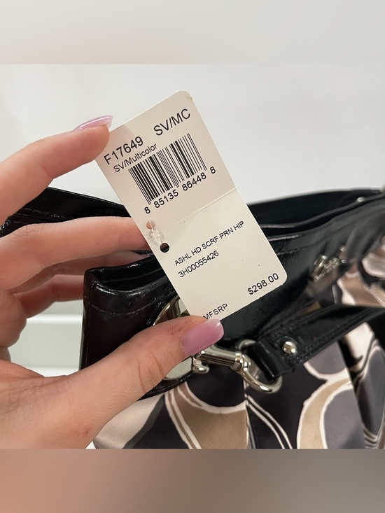 NWT | COACH Ashley Madison Scarf Print Y2K Top Handle Hippie Hobo Crossbody Bag - Picture 10 of 13